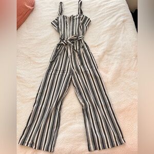 Striped Jumpsuit